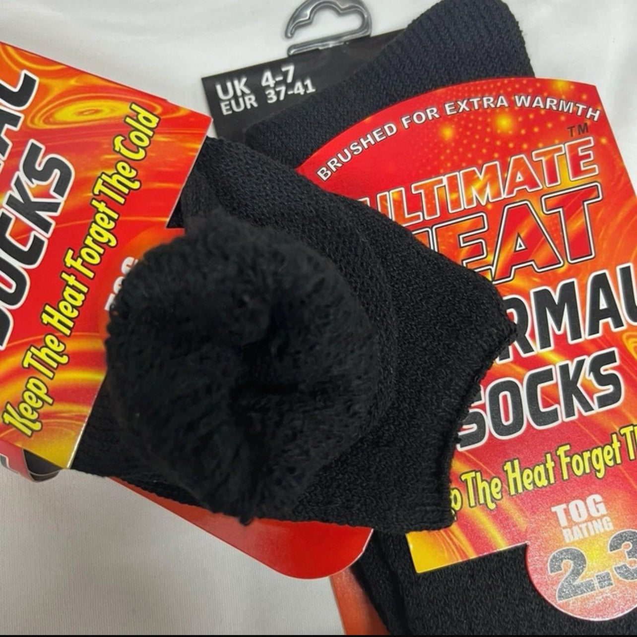 Men’s and Ladies Single Heat Socks x2