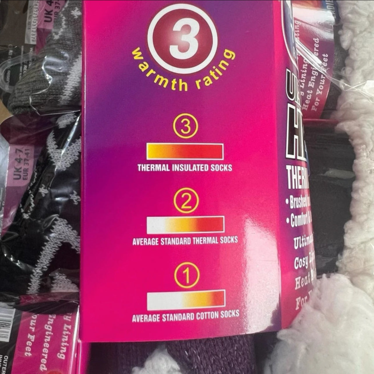 Ladies Ultimate Heat Socks x2
