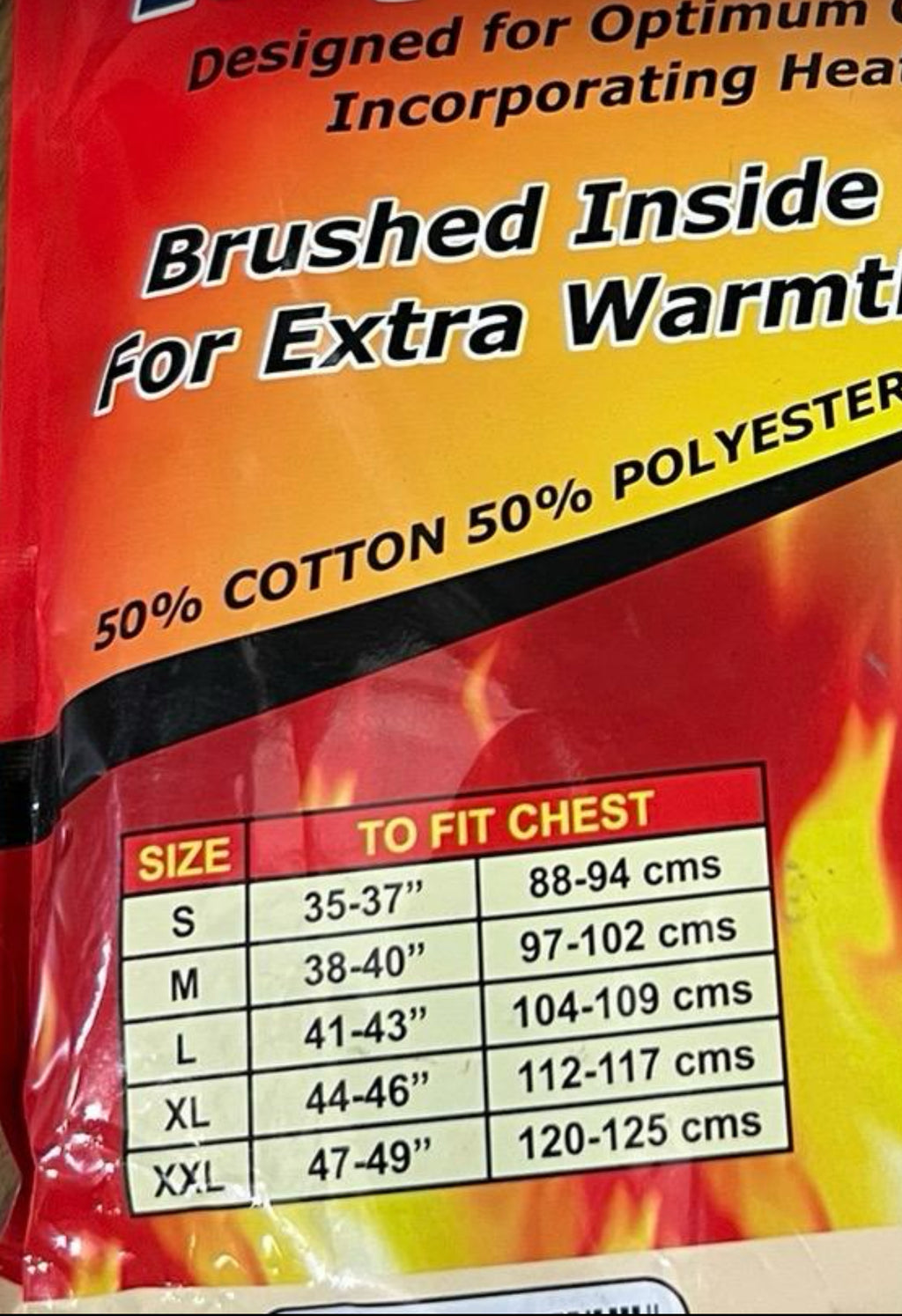 Men’s Black Thermal Sets- Multiple Sizes