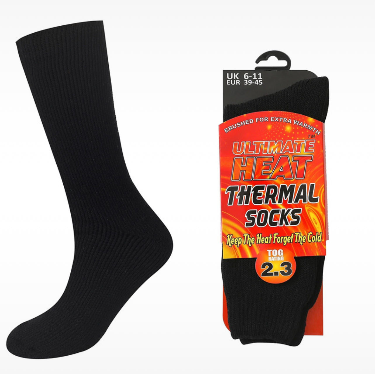 Men’s and Ladies Single Heat Socks x2