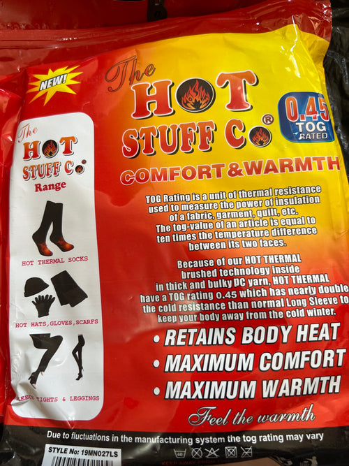 Men’s Black Thermal Sets- Multiple Sizes