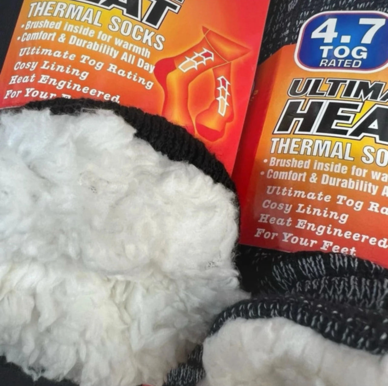 Men’s Double Heat Socks x2